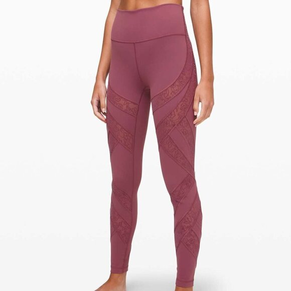 Lululemon Wunder Under High-Rise Tight* Flocked 28" Size 2 - Picture 1 of 9
